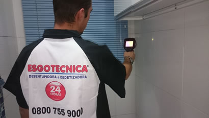 Serviços de termografia para detecção de infiltração